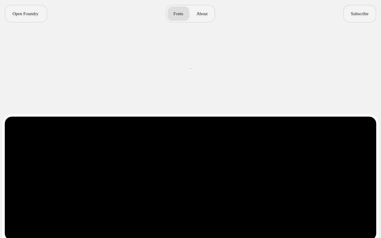 screenshot-Open Foundry | Curated Fonts for Free