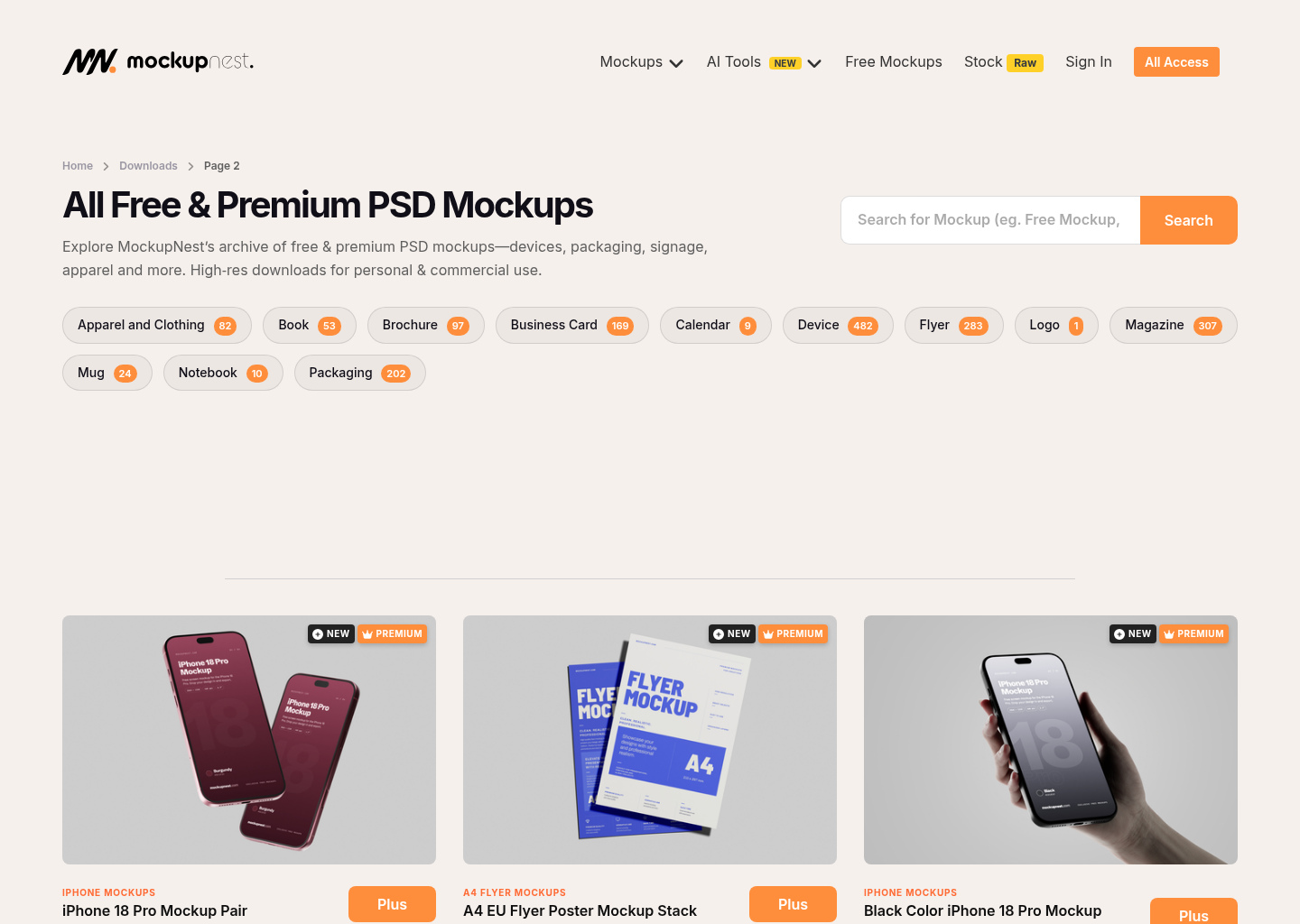 screenshot-Mockups Nest