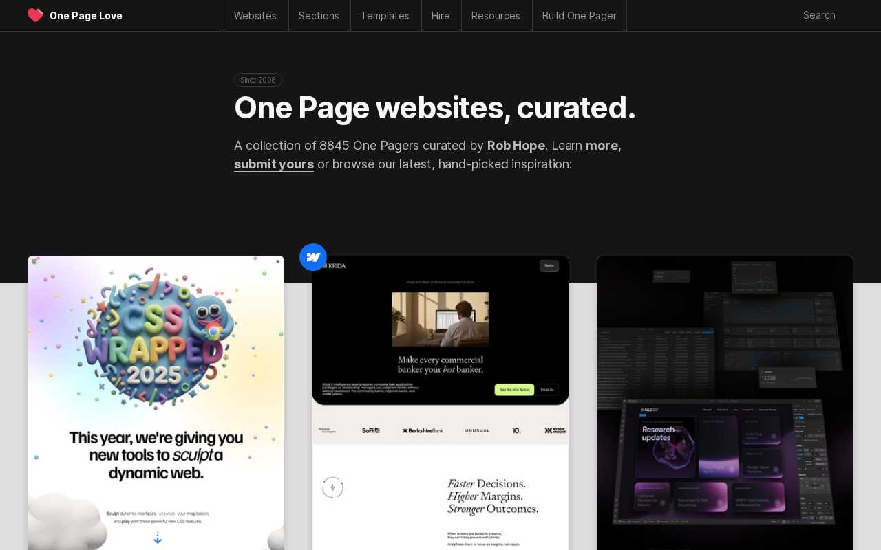 screenshot-One Page Love