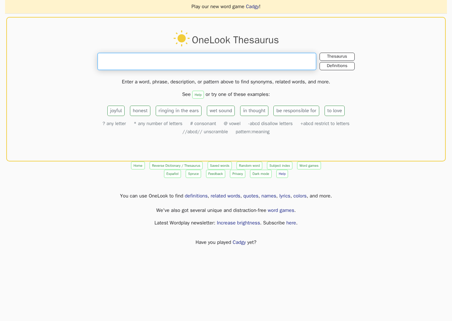 screenshot-OneLook Thesaurus and Reverse Dictionary
