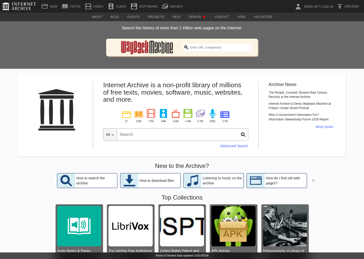 screenshot-Internet Archive: Digital Library of Free & Borrowable Texts, Movies, Music & Wayback Machine
