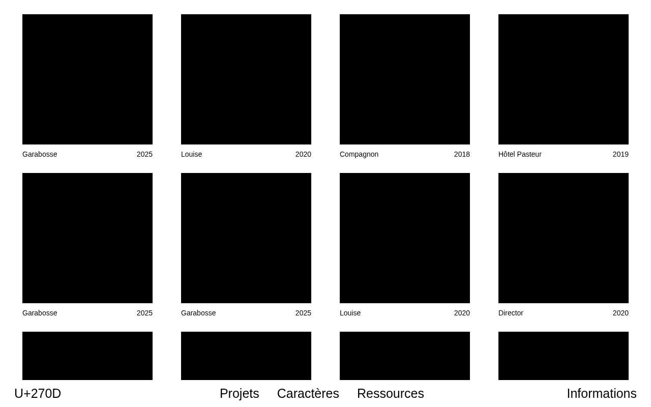 screenshot-U+270D | Projets