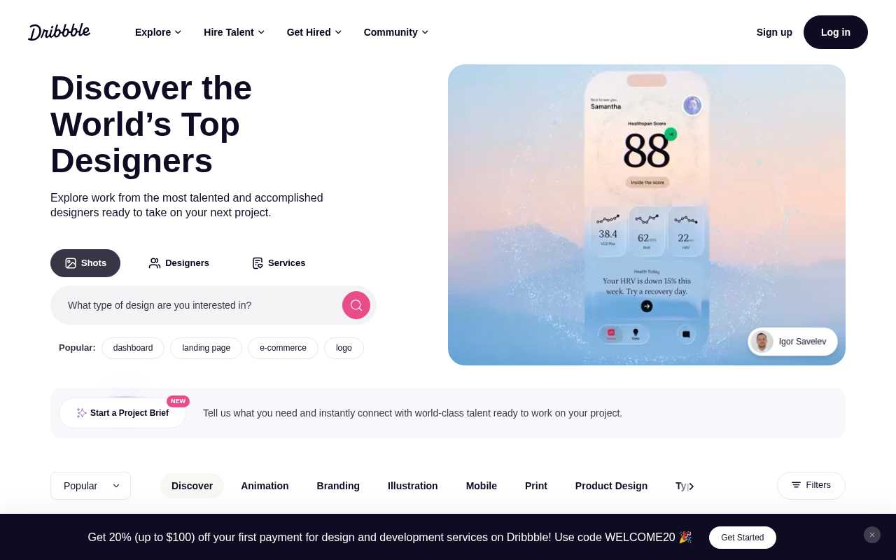 screenshot-Dribbble