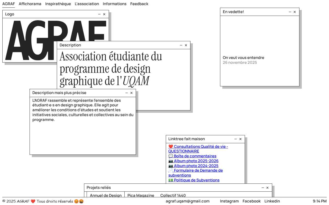 screenshot-AGRAF (meilleur site web ever)